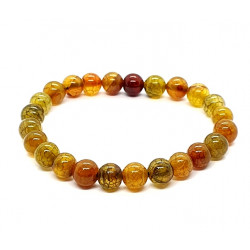 Bracelet agate serpent 8mm 