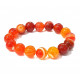 Orange Agate Bracelet 12mm