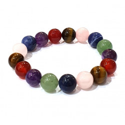Mixed 7 Chakras Bracelet 12mm