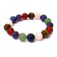 Mixed 7 Chakras Bracelet 12mm