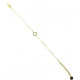golden round noble opal bracelet