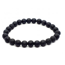 Lava Stone Bracelet 8mm 