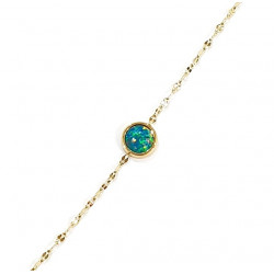 Adjustable Australian opal bracelet