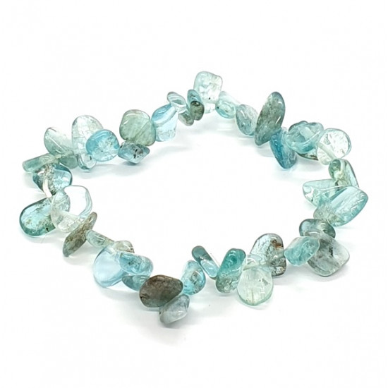 Blue Apatite Bracelet Baroque 