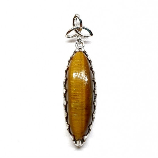 Sterling Silver Tiger's Eye Pendant
