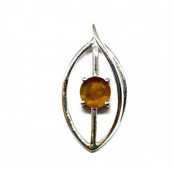 Sterling Silver Tiger's Eye Pendant