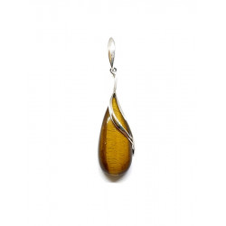 Sterling Silver Tiger's Eye Pendant
