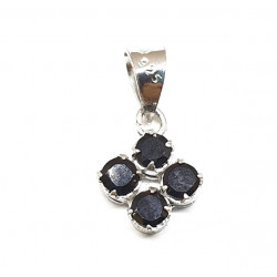 Sterling Silver Onyx Pendant PF-06