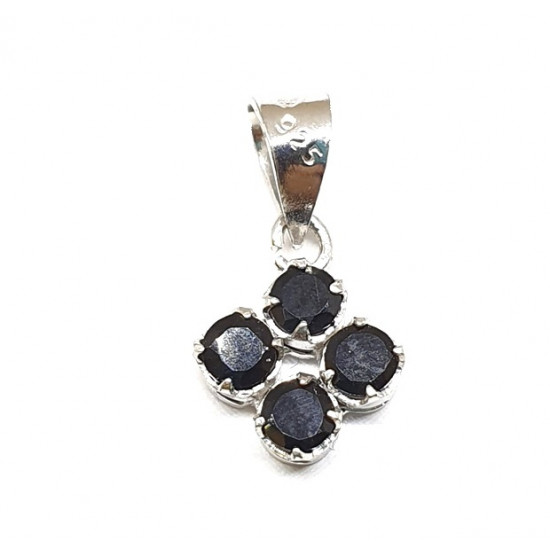Sterling Silver Onyx Pendant PF-06