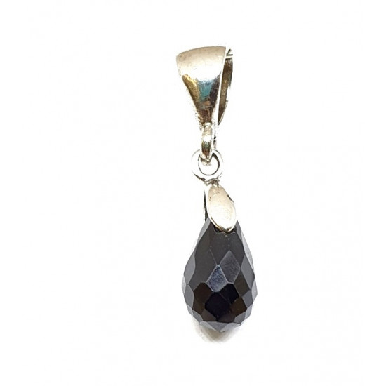 Sterling Silver Black Onyx Pendant P20-00
