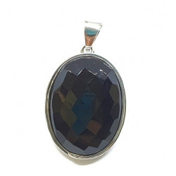 Sterling Silver Black Onyx Pendant P120-68