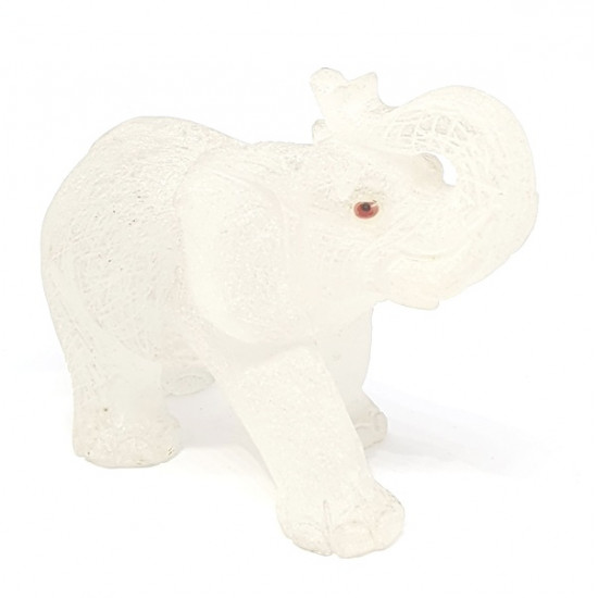 elephant crystal quartz matte