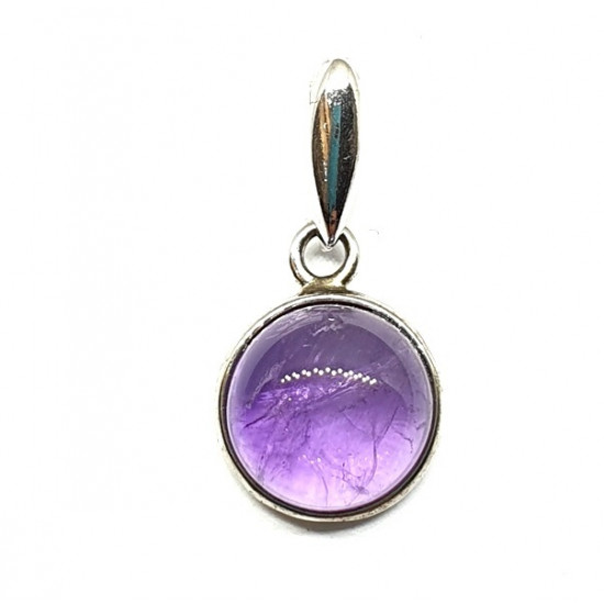 Sterling Silver Amethyst Pendant P22-05
