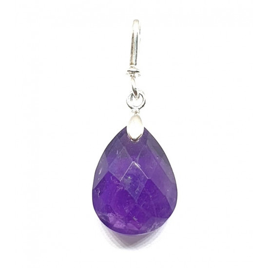 Sterling Silver Amethyst Pendant P18-00