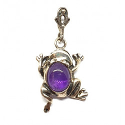 Sterling Silver Amethyst Pendant P30-08