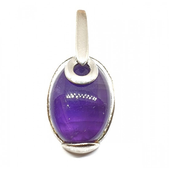 Sterling Silver Amethyst Pendant P108-64