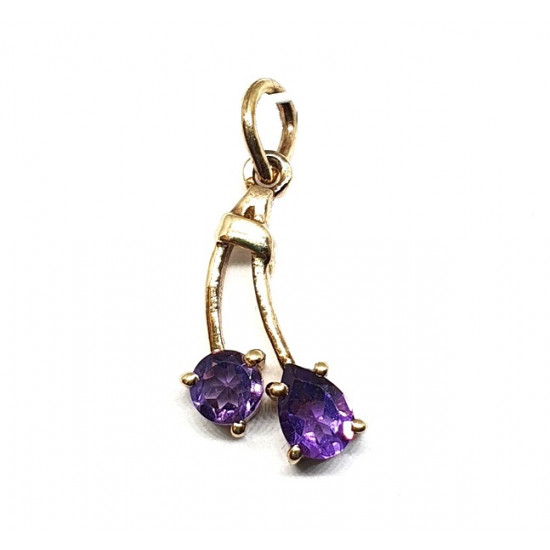 Vermeil Amethyst Pendant PF-45