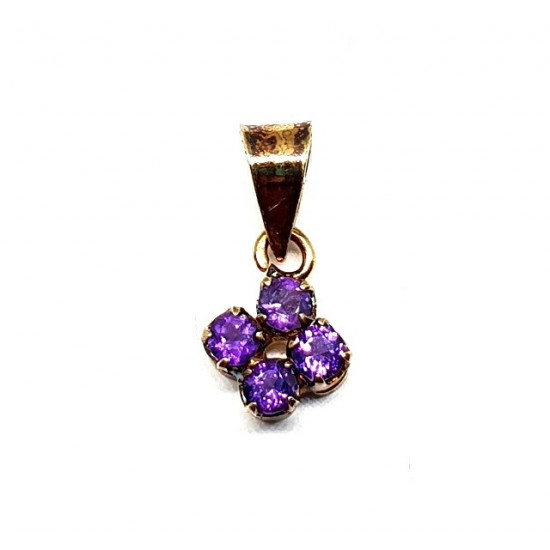 Vermeil Amethyst Pendant PF-10