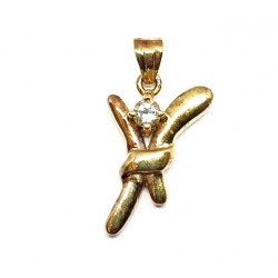 Vermeil Blue Topaz Pendant