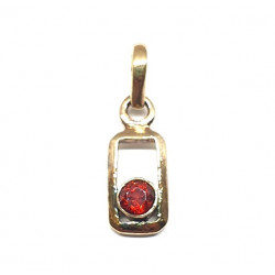 Vermeil Garnet Pendant