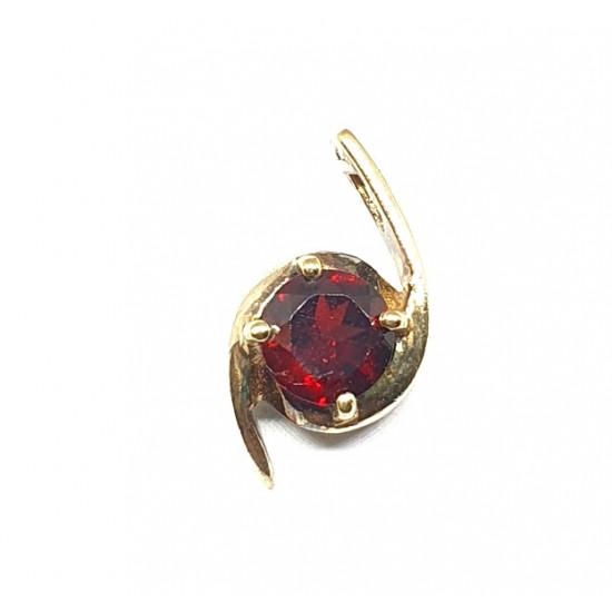 Vermeil Garnet Pendant