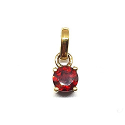 Vermeil Garnet Pendant