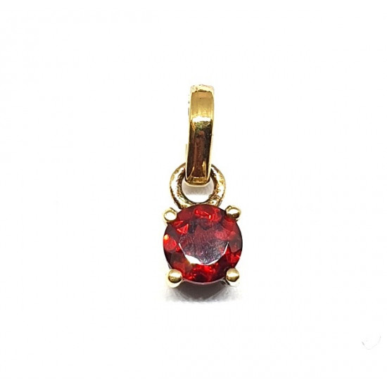 Vermeil Garnet Pendant