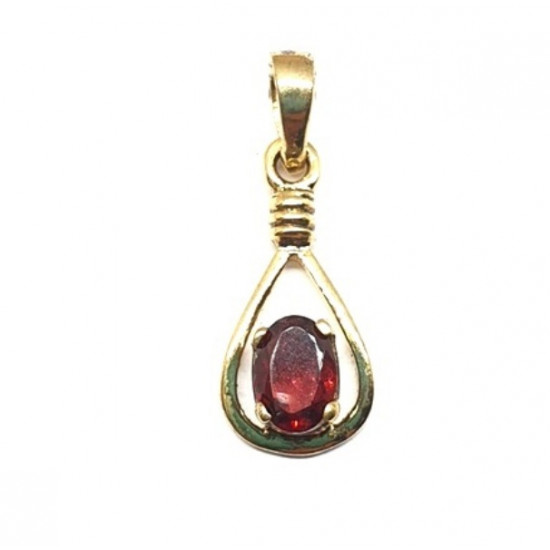 Vermeil Garnet Pendant