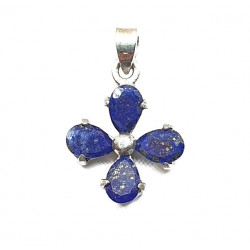 Sterling Silver Lapis Lazuli Pendant PF-18