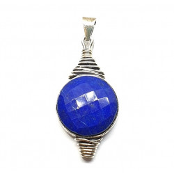 Sterling Silver Lapis Lazuli Pendant P126-68