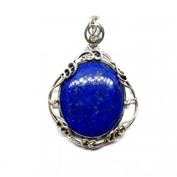 Sterling Silver Lapis Lazuli Pendant P144-68