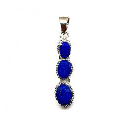 Sterling Silver Lapis Lazuli Pendant PF-57