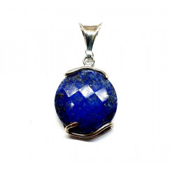 Sterling Silver Lapis Lazuli Pendant P92-68