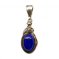 Sterling Silver Lapis Lazuli Pendant P30-01