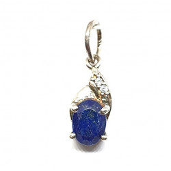 Sterling Silver Lapis Lazuli Pendant PF-49
