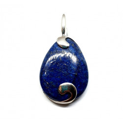 Sterling Silver Lapis Lazuli Pendant P186-68