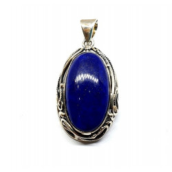 Sterling Silver Lapis Lazuli Pendant P116-00