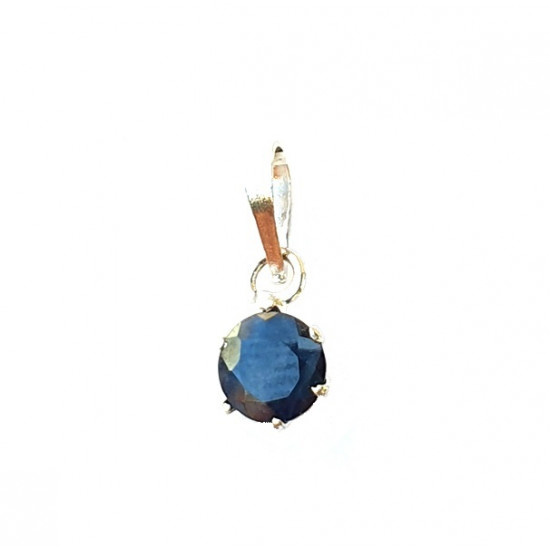 Sterling Silver Sapphire Pendant