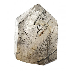 quartz and black tourmaline