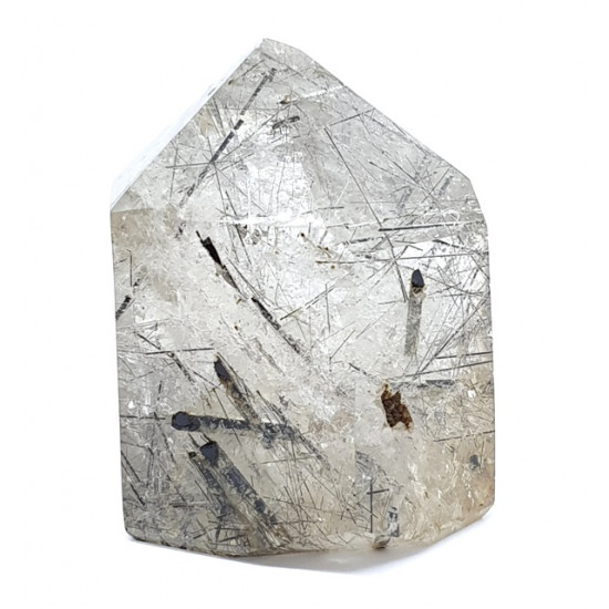 quartz and black tourmaline