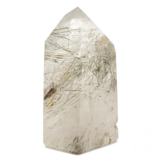 quartz and green tourmaline