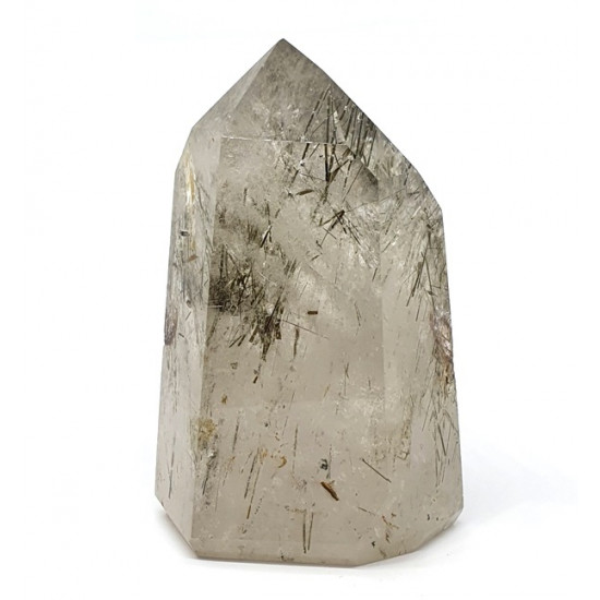 quartz and green tourmaline
