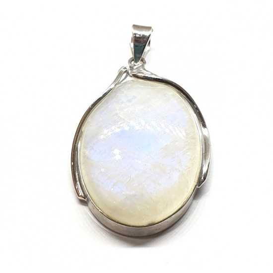 Sterling Silver Moonstone Pendant P212-68