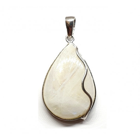 Sterling Silver Moonstone Pendant P134-68