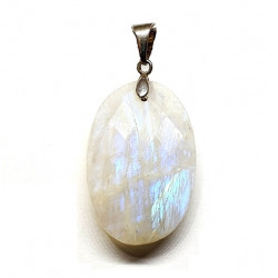 Sterling Silver Moonstone Pendant P46-01