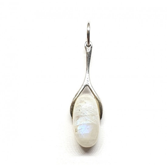 Sterling Silver Moonstone Pendant P26-16