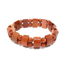 Synthetic Goldstone Tank Bracelet