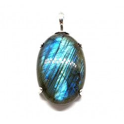 Sterling Silver Labradorite Pendant P238-68