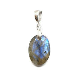 Sterling Silver Labradorite Pendant P16-00
