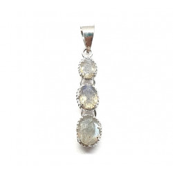 Sterling Silver Labradorite Pendant PF-57